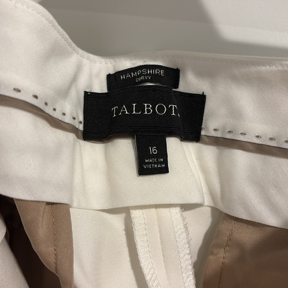 Talbots Hampshire Curvy Pants 16 - Picture 2 of 5
